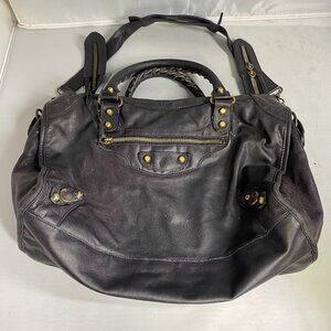 Balenciaga medium classic City Bag in Black Leather strap